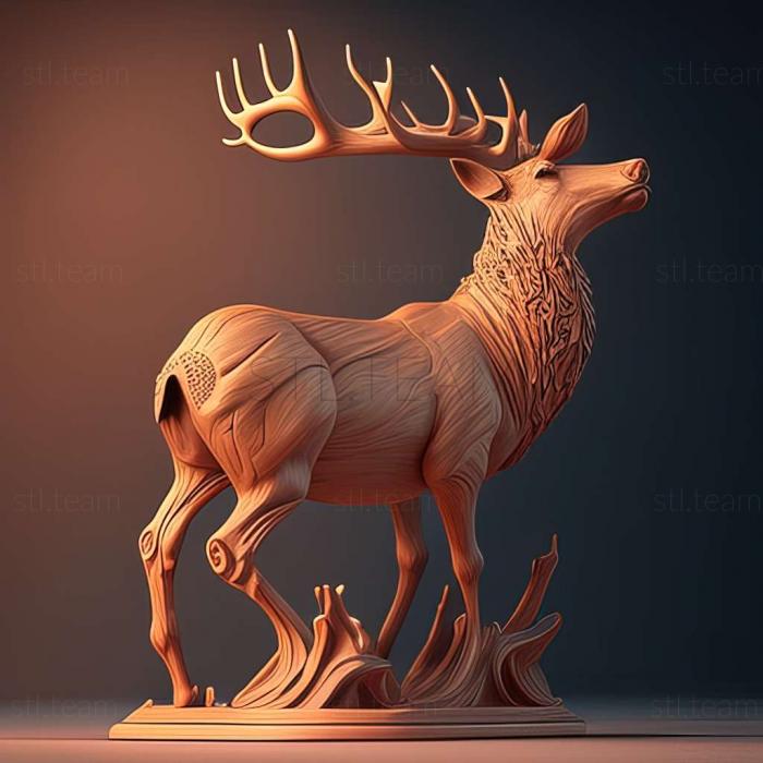 deer 3d model